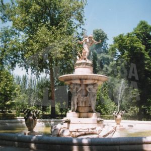 Fuente de Narciso en el Jardín del Príncipe en Aranjuez