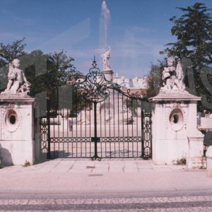 Puerta de acceso al Jardín del Parterre en Aranjuez