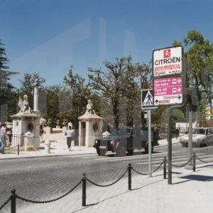 Puerta de acceso al Jardín del Parterre en Aranjuez