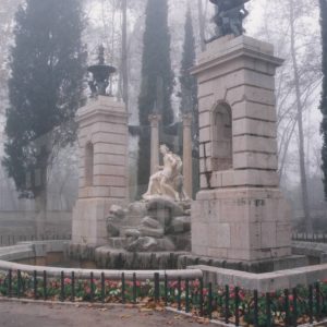 Fuente de Apolo en el Jardín del Príncipe en Aranjuez