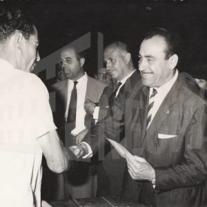 El alcalde de Aranjuez Manuel García Moreno en una entrega de premios