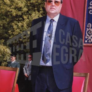 El Alcalde de Aranjuez, Eduardo García, en un acto oficial