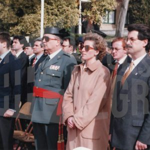 El Alcalde de Aranjuez, José María Cepeda, en un acto oficial en la Academia de Oficiales de la Guardia Civil de Aranjuez