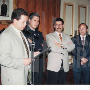 Entrega de la Medalla de Bronce al Mérito Deportivo a Antonio Talavera Palazón en el Ayuntamiento de Aranjuez