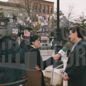 El Alcalde de Aranjuez, José María Cepeda, atiende a la prensa
