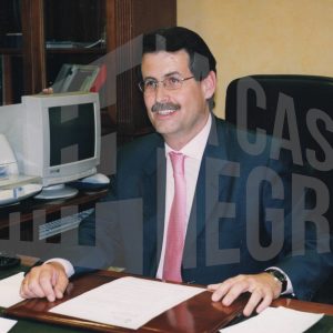 El Alcalde de Aranjuez, José María Cepeda, en su despacho del Ayuntamiento