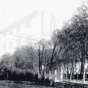 El río Tajo y la verja del Jardín del Príncipe en Aranjuez
