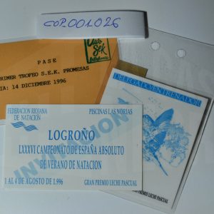 Acreditaciones para los campeonatos absoluto de natación y promesas