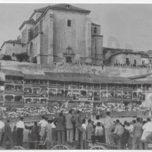 Plaza de toros instalada en la Plaza Mayor de Chinchón