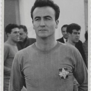 Retrato de un futbolista del Club de Fútbol Calvo Sotelo