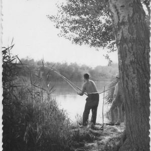 Pescadores junto al río Tajo en Aranjuez
