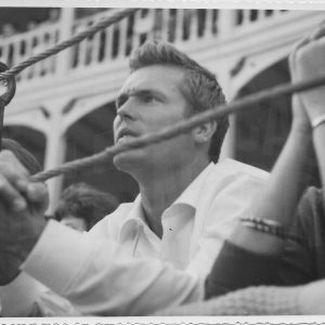 Espectador en la Plaza de Toros de Aranjuez