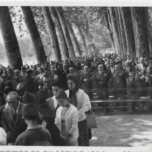 Ceremonia religiosa en el Jardín de la Isla en Aranjuez