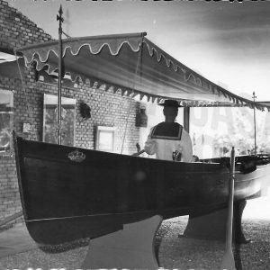 Falúa Real en el Museo de Falúas Reales en el Jardín del Príncipe en Aranjuez