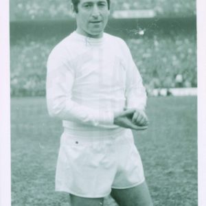 Retrato de Francisco Gento, jugador del Real Madrid