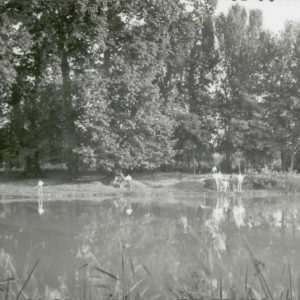 Pescadores en el río Tajo en Aranjuez