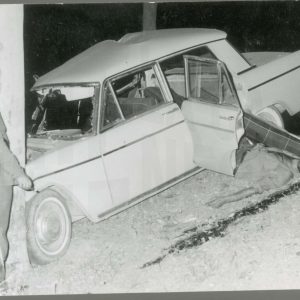 Accidente de tráfico en Aranjuez de un 1500 blanco. Un muerto y dos guardias civiles