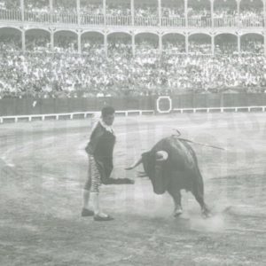 Lance en una corrida en la Plaza de Toros de Aranjuez