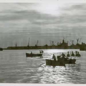 Barcos pesqueros cerca del Puerto de Alicante