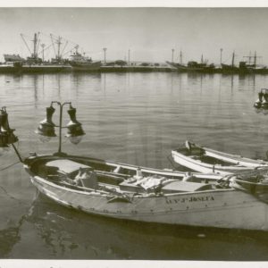 Barcos pesqueros amarrados en el Puerto de Alicante