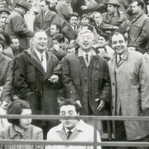 Espectadores en un partido de fútbol