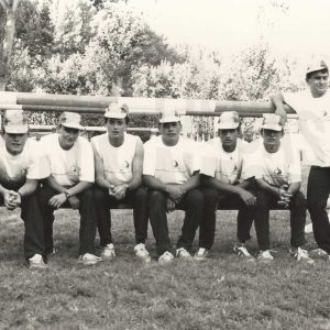 Auxiliares en un Concurso de saltos hípicos en Aranjuez