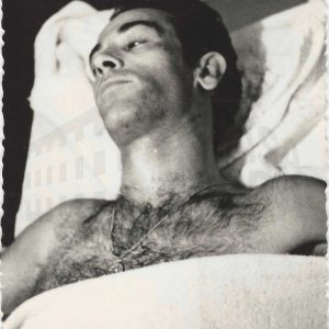 Luis Segura postrado en una camilla en la Plaza de Toros de Aranjuez