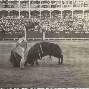 Torero durante una corrida en la Plaza de Toros de Aranjuez