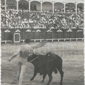 Torero durante una corrida en la Plaza de Toros de Aranjuez