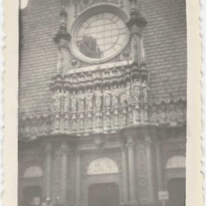 Fachada principal de la Basiílica de Monserrat.