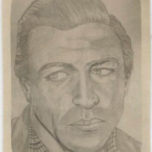 Retrato a lapiz realizado por Antonio Talavera