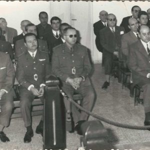 Concejales de Aranjuez y otras autoridades asistiendo a un acto