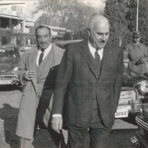 El Alcalde de Aranjuez, Manuel García Moreno, junto al Gobernador Civil de Madrid, Jesús López-Cancio, en Aranjuez