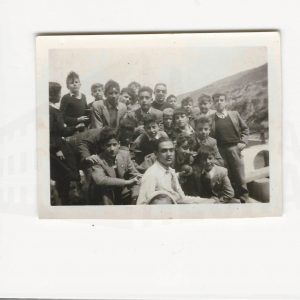Retrato familiar en la Fuente de la Mariblanca en Aranjuez