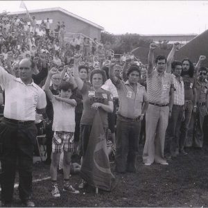 Acto de la ORT en el antiguo Campo de Fútbol de Aranjuez