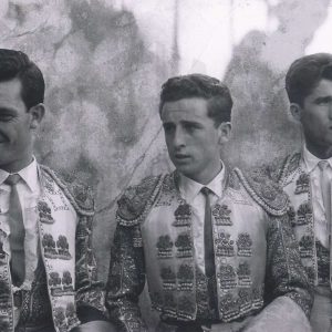 Tres toreros jóvenes
