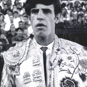 Retrato de Blas Romero «El Platanito» en la Plaza de Toros de Aranjuez