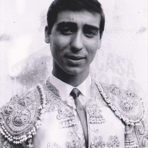 Retrato de José Fuentes en la Plaza de Toros de Aranjuez