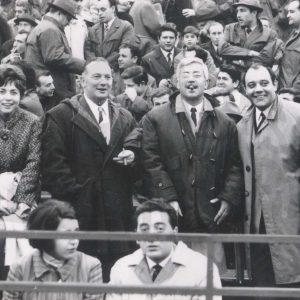 Espectadores en un partido de fútbol