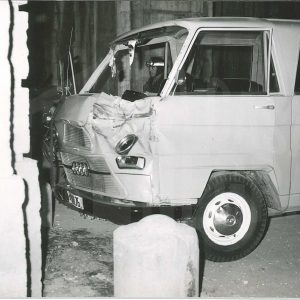 Furgoneta accidentada