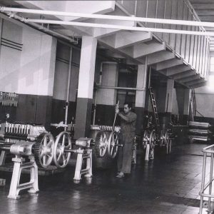 Un trabajador en la Azucarera de Aranjuez