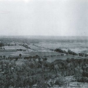 Vista panorámica de Aranjuez desde el cerro de los Frailes