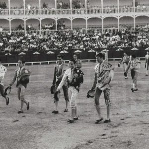 Sebastián Palomo Linares en la corrida de oportunidad para maletillas en la Plaza de Toros de Aranjuez