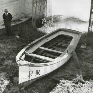 Una barca en la antigua Casa de Marinos en Aranjuez