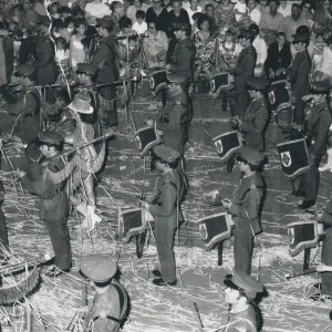 Desfile de Majorettes y Banda de Música durante las fiestas de Aranjuez
