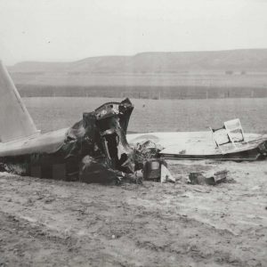 Restos de avioneta accidentada en las inmediaciones de Aranjuez