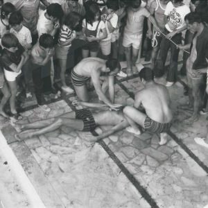 Simulacro de primeros auxilios a ahogado en Aranjuez