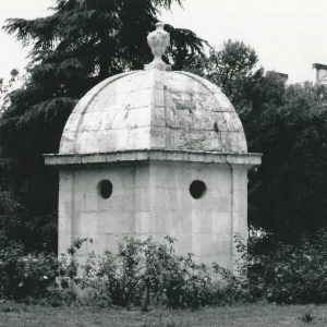 Arca del Agua en Aranjuez en su nuevo emplazamiento tras su cambio de ubicación