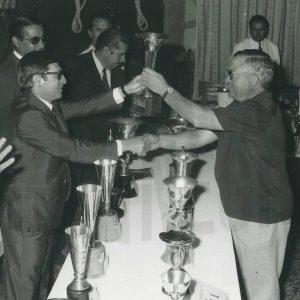 Entrega de premios del Concurso de Pesca convocado por la empresa MAFE (Manufacturas Fotográficas Españolas) de Aranjuez