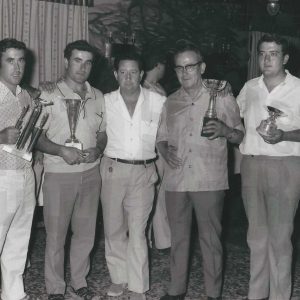 Ganadores del concurso de Pesca convocado por la empresa MAFE (Manufacturas Fotográficas Españolas) de Aranjuez